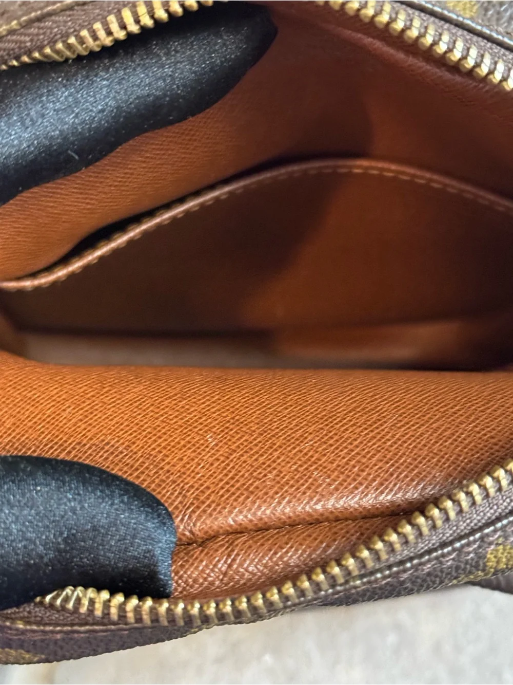 Louis Vuitton Monogram Amazon Canvas Messenger Bag with Tan Trim